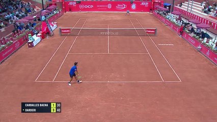 Marrakech  - Darderi fait tomber Carballes Baena en demi-finale