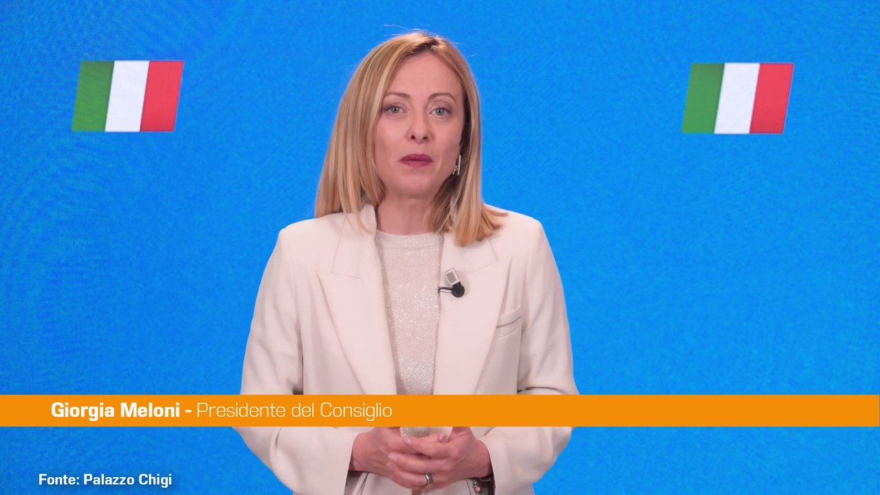 Dazi, Meloni "Non condivido la scelta Usa, sosterremo nostre imprese"