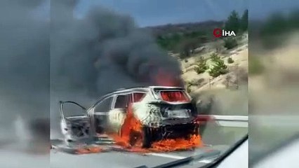 TEM Otoyolu'nda korku dolu anlar