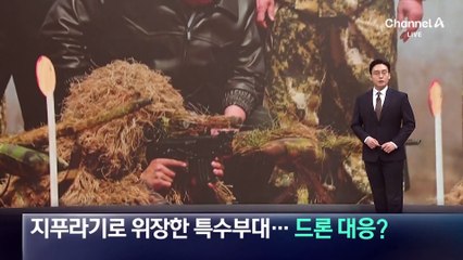 지푸라기로 위장한 北 특수부대…드론 대응?