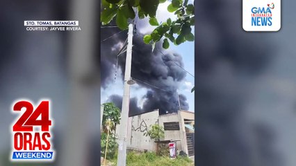 Bahagi ng warehouse sa isang industrial park, nasunog | 24 Oras Weekend
