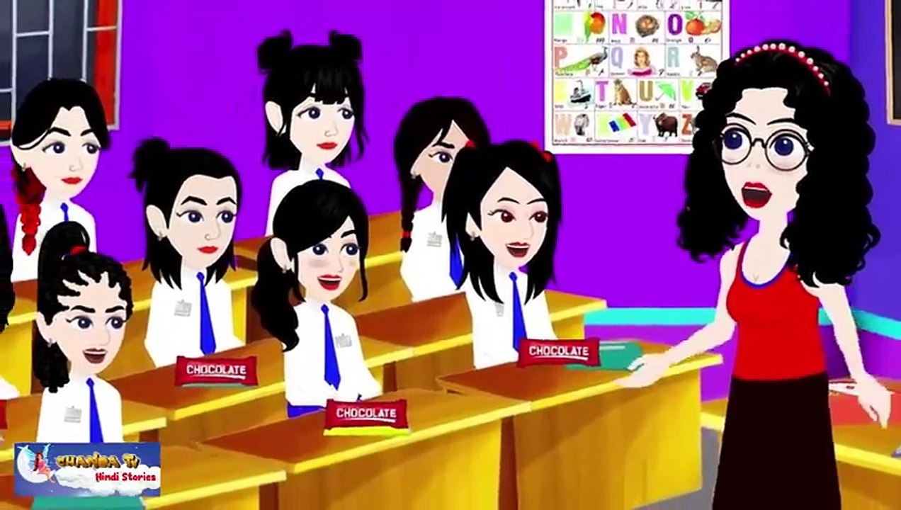 Bhootiya story { नाक काटने वाली नककटी टीचर } Horror stories - Kahani - Cartoon story - Horror story