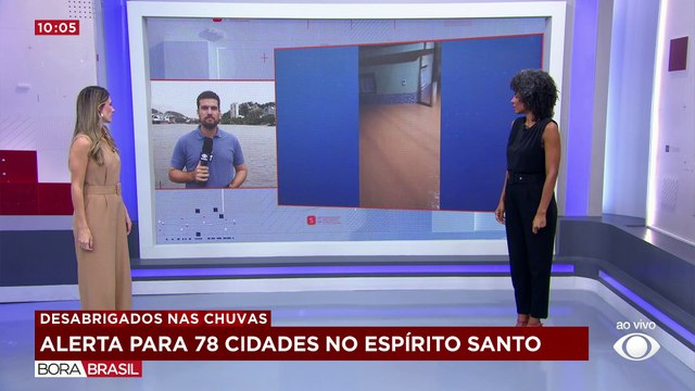 Temporais causam estragos e deixam desabrigados no Espírito Santo