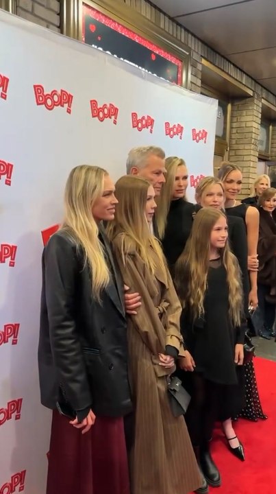 Foster Family Fun! David Foster Joined by Daughters, Granddaughter and Wife Katharine McPhee at Opening of Broadway's BOOP!