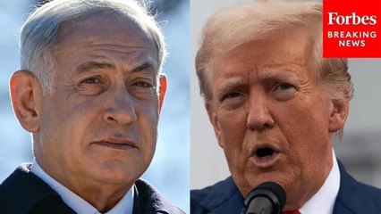 President Trump Previews Meeting On Monday With Israeli Prime Minister Benjamin Netanyahu