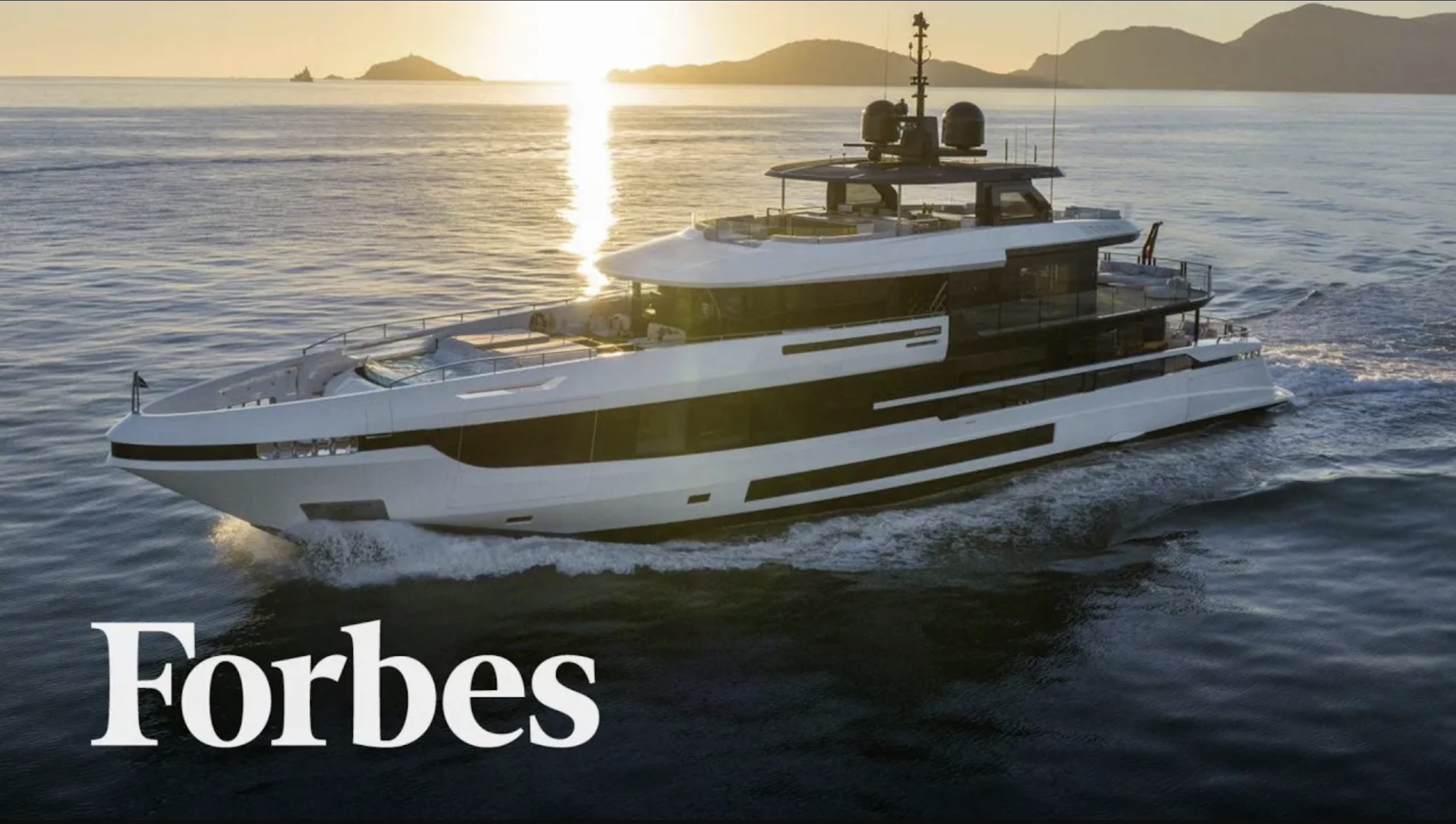 Exploring a Lavish Superyacht: The Mangusta Oceano 44’s Two Pools and Beach Club as seen on Forbes