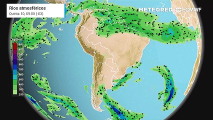 Segunda-feira: Fraco corredor de umidade ganha forma nos próximos dias.