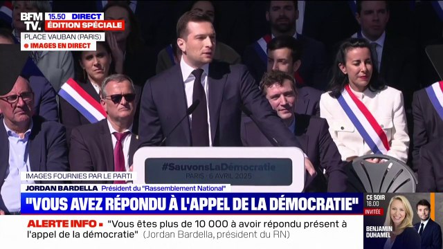 Jordan Bardella (RN): L'extrême gauche s'est donné rendez-vous pour piétiner notre héritage