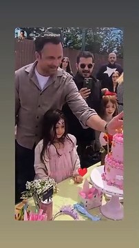 Ο Γιώργος Λιανός με την Κωνσταντίνα Καραλέξη στο πάρτι γενεθλίων της κόρης τους