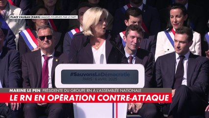 Meeting du RN : «Je ne lâcherai rien», promet Marine Le Pen