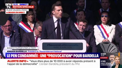 "Comment ne pas s'indigner": Jordan Bardella (RN) pointe du doigt les positions du syndicat de la magistraturee