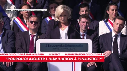 Marine Le Pen : «Cette décision politique a bafoué l'État de droit»