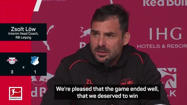 New Leipzig boss Low delighted with debut Bundesliga victory