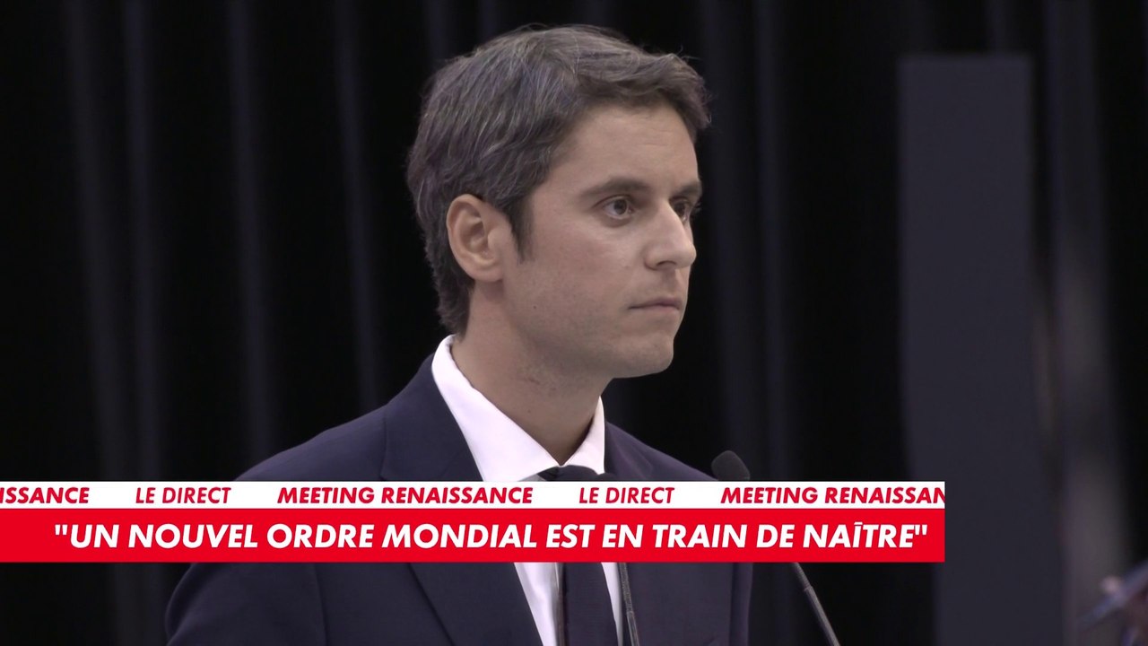 Gabriel Attal : «Depuis deux jours, le monde est entré dans une nouvelle ère»
