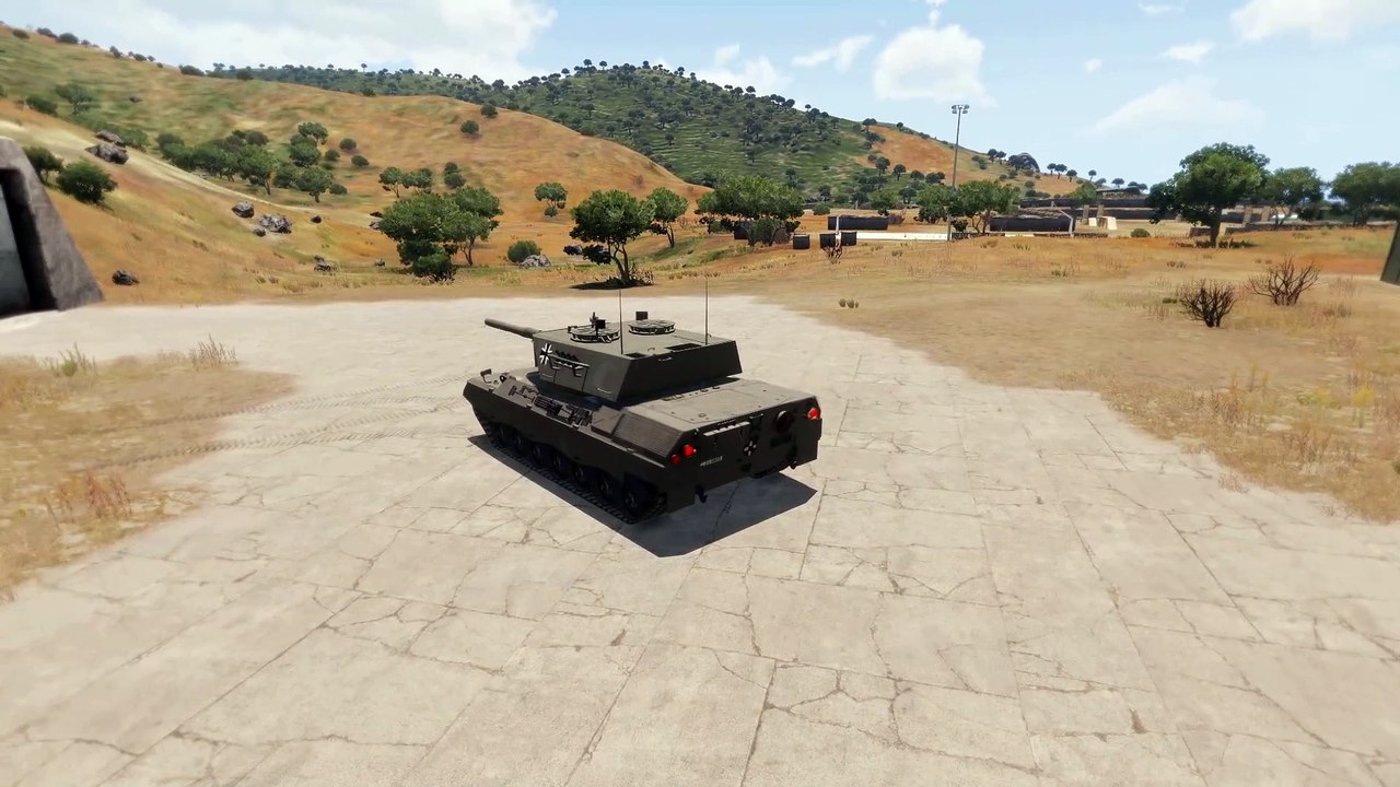 Bundeswehr Leopard 1A4 fahren in Arma3
