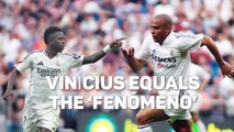 Vinicius equals Ronaldo record
