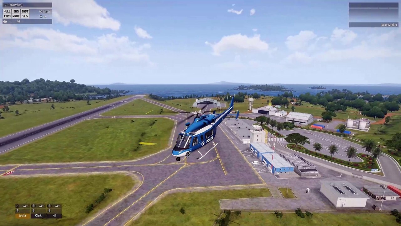 Ch146 polizeihelikopter in arma3 fliegen