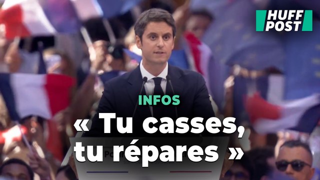 Gabriel Attal applique à Marine Le Pen son slogan fétiche après sa condamnation