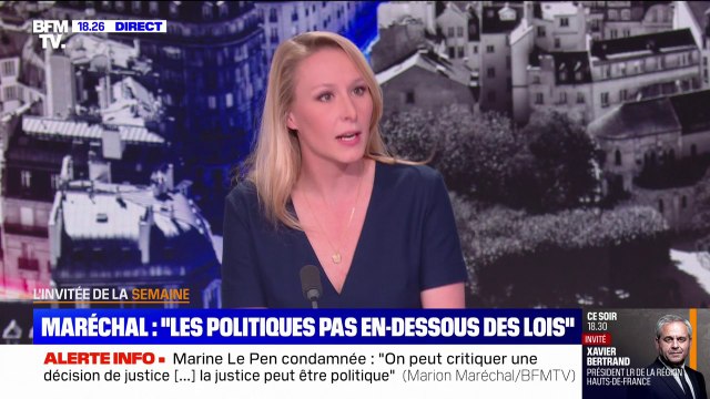 Présidentielle: Le chemin existe pour Marine Le Pen en 2027, estime Marion Maréchal