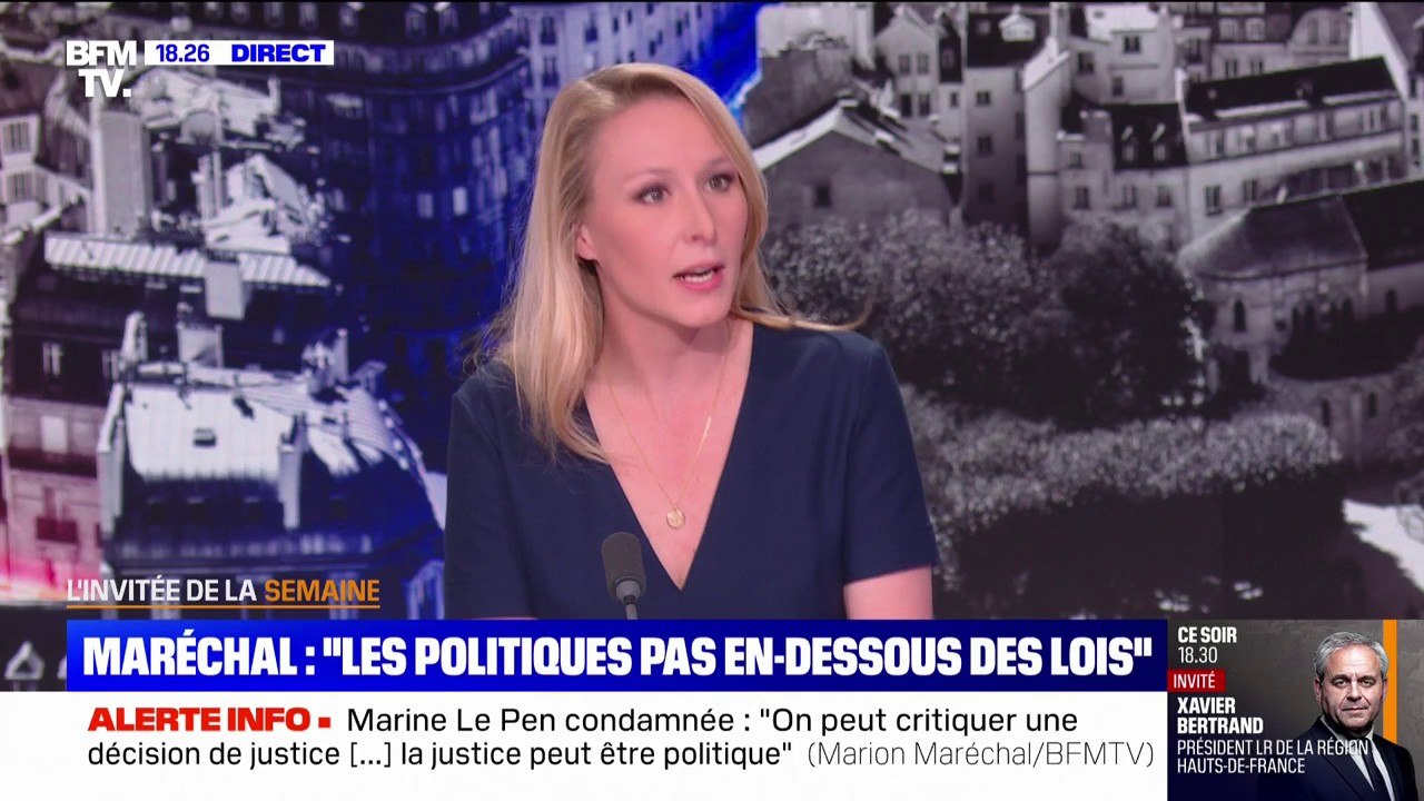 Présidentielle: "Le chemin existe" pour Marine Le Pen en 2027, estime Marion Maréchal