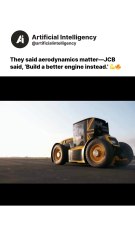 They said aerodynamics matter—JCB said, ‘Build a better engine instead.’ 💪🔥