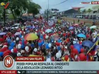 Pueblo de Yaracuy manifiesta su apoyo al candidato del Gran Polo Patriótico Leonardo Intoci