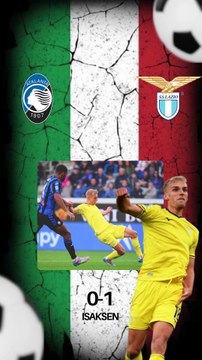 ATALANTA-LAZIO 0-1 - IL GOL DI ISAKSEN