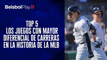 TOP 5: Los juegos de mayor diferencial de carreras en la historia de la MLB