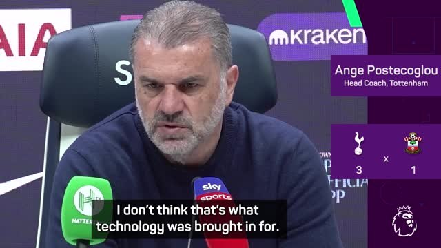 Postecoglou questions the validity of VAR