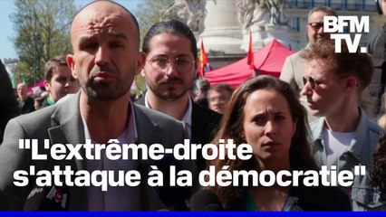 La prise de parole en intégralité de la France Insoumise place de la République à Paris