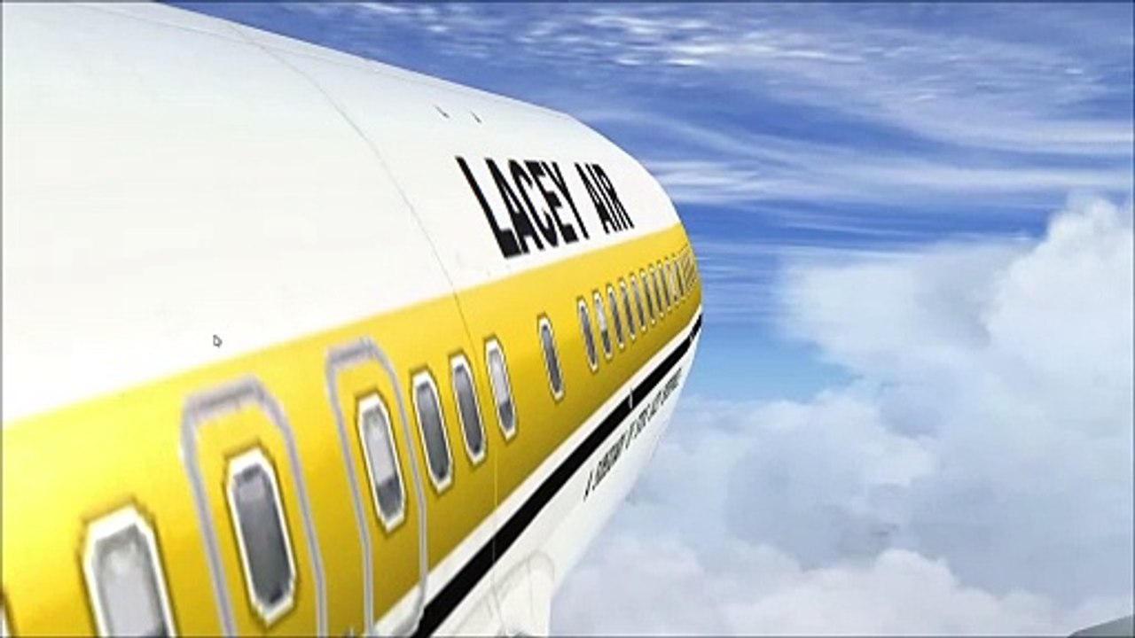 Microsoft Flight Simulator X in Boeing 737-800 Crashes Plane