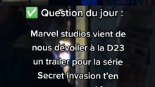 Vidéo question du jour secret invasion