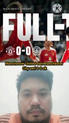 Manchester United vs Manchester City 0-0