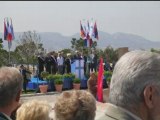 Dépôt de gerbes au mémorial du génocide des arméniens