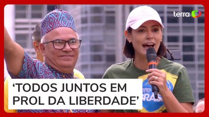 Michelle Bolsonaro usa termo ‘opção sexual’ ao celebrar ‘união de todos’ por anistia na Paulista