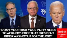 MUST WATCH: Tim Walz Asked Point Blank About Dems 'Gaslighting The Country' On Biden's Competence