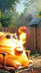 Cat😺 and Pig🐖 Story... By AI CATS STORY.