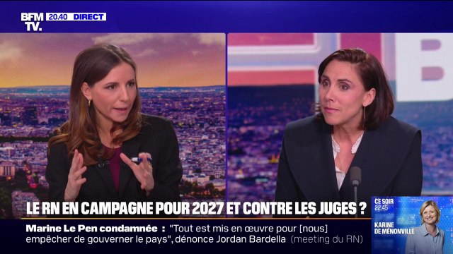 Condamnation de Marine Le Pen: Nous pensons être innocents des faits qui nous sont reprochés , indique Laure Lavalette, députée RN