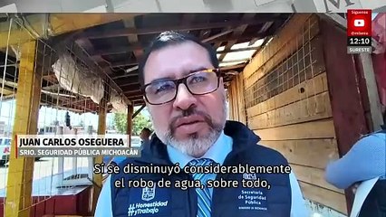 Autoridades mantienen acciones en Pátzcuaro, Michoacán por robo de agua