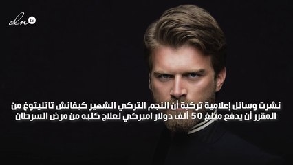كيفانش تاتليتوغ يدفع ٥٠ ألف دولار لعلاج كلبه