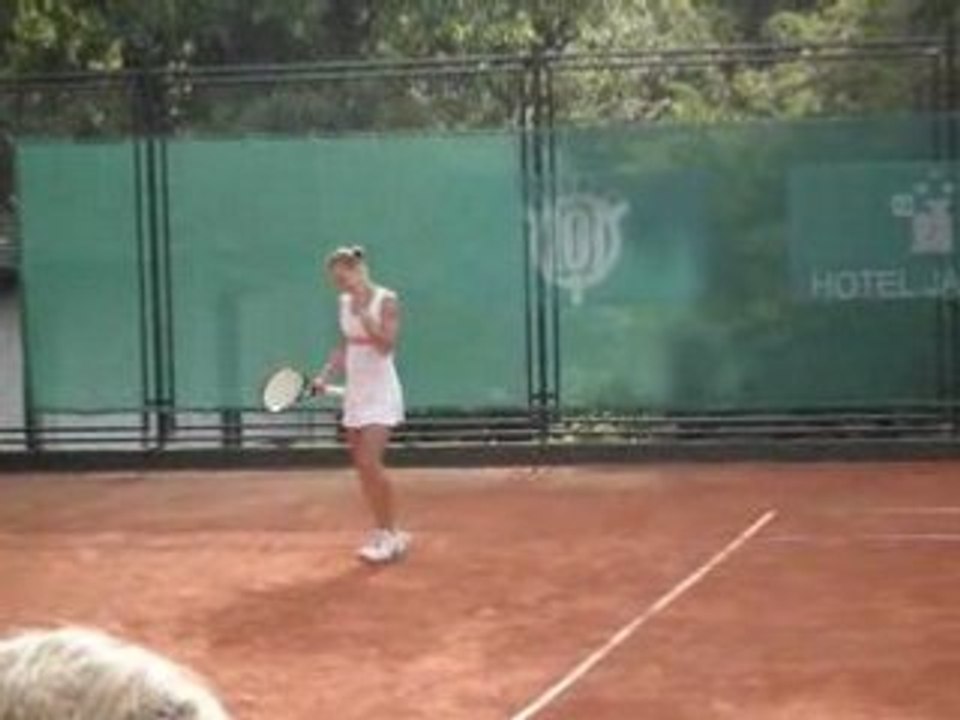 Karolina Sprem at Zagreb challenger 2008 vs. Rao