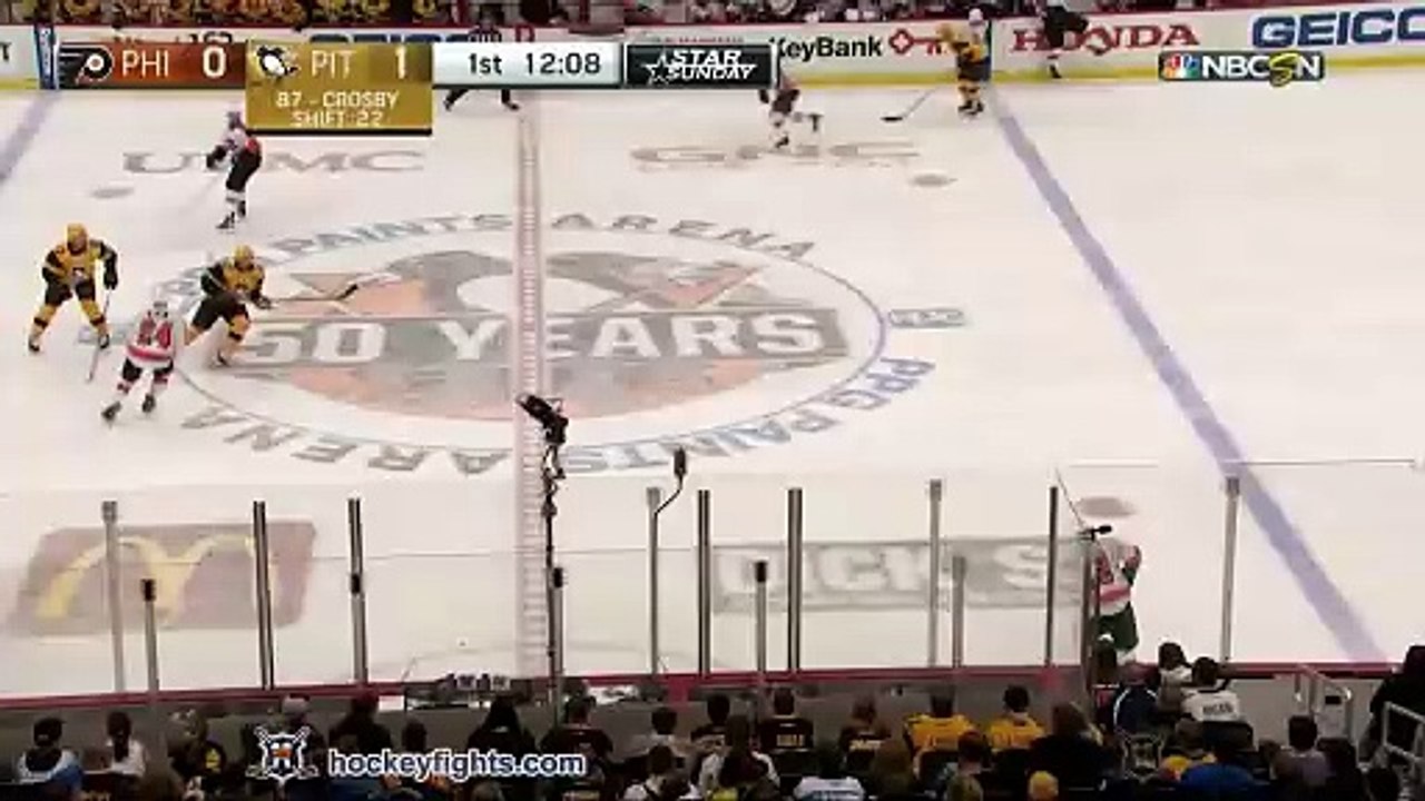 Penguins 16-17 Season - Brandon Manning vs Cameron Gaunce Mar 26, 2017