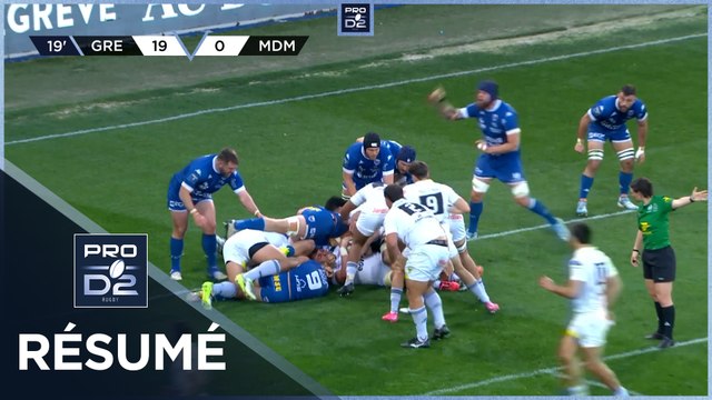 PRO D2 Saison 2024-2025 J25 - Résumé FC Grenoble Rugby - Stade Montois Rugby