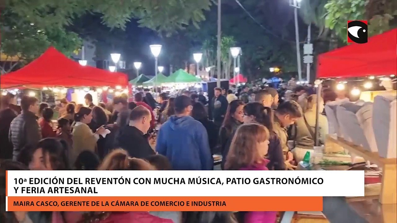 10ª edición del Reventón con mucha música, patio gastronómico y feria artesanal