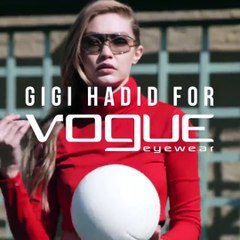 نيويورك تُلهم جيجي حديد لتصميم نظارات Vogue الجديدة