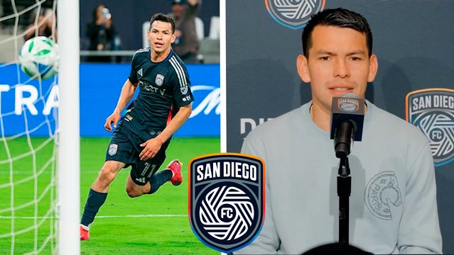 Chucky Lozano reacciona a su primer gol en la MLS con el San Diego FC