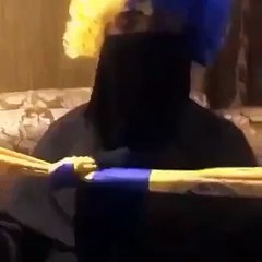 بالفيديو.. مشجعة النصراوية المنفعله بقول “لا تقولي يا خالة” توجِّه رسالة “معكم العالمية”