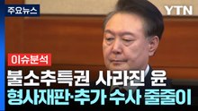 [뉴스UP] 불소추특권 사라진 윤...형사재판·추가 수사 줄줄이 / YTN