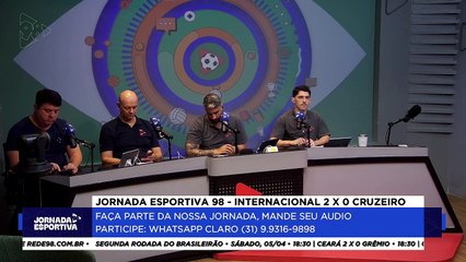 Jornada Esportiva 98 - Internacional x Cruzeiro 06/04/25