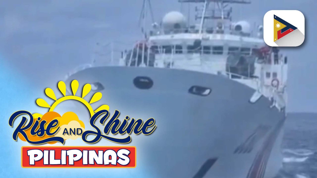 Mga barko ng China Coast Guard at PCG sa West Phl Sea, muntik nang magbanggaan kahapon